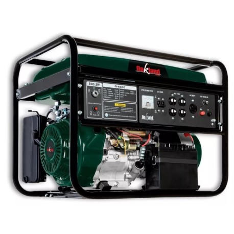 GENERADOR ELECTRICO 6000W 13HP 4 TIEMPOS 25L 110V GASOLINA (OAKG6000)