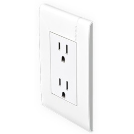 CONTACTO DUPLEX MODUS PRO CON PLACA BLANCA/LUNA E6028NLNPTL